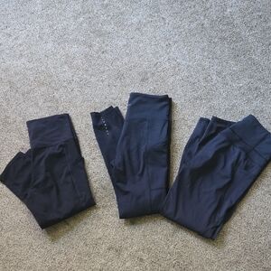 Bundle of 3 Women’s Workout Leggings – Size Small (Eddie Bauer, GAP Fit, RBX)